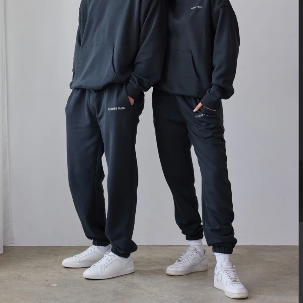 Elevated Faith Basics Black Sweatpants Joggers XS